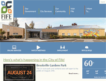 Tablet Screenshot of cityoffife.org